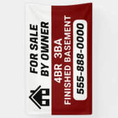 "Te koop door Eigenaar" aangepaste banner (Verticaal)