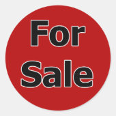 Te koop Stickers (Voorkant)