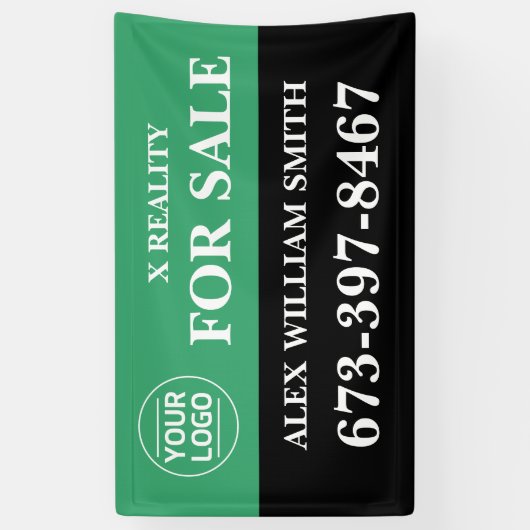 Te koop Vastgoed Aangepaste banner (Verticaal)