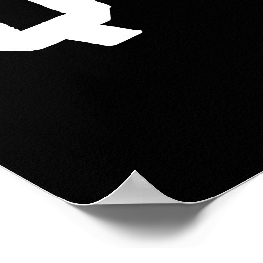 Te koppig om te stoppen - Gym, drukte, succes, Gri Poster (Hoek)