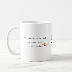 Te kort geknipt! koffiemok