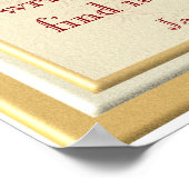 Te kort - Jane Austen citaat - kunstdruk Poster (Hoek)