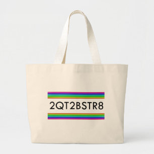 Te kort om recht te zijn grote tote bag