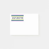 Te kort om recht te zijn post-it® notes (Voorkant)