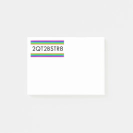 Te kort om recht te zijn post-it® notes