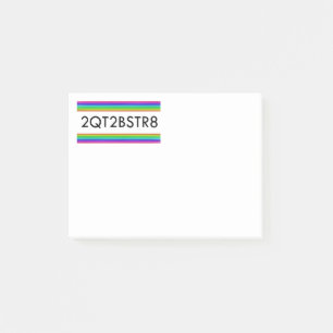 Te kort om recht te zijn post-it® notes