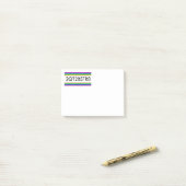 Te kort om recht te zijn post-it® notes (Op bureau)