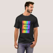 Te kort om recht te zijn t-shirt (Voorkant volledig)