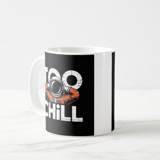 Te koud koffiemok (Voorkant links)