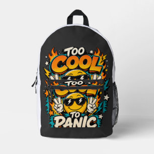 Te Koud Om In Paniek Te Raken Funny Smiley Grafisc Bedrukte Rugzak