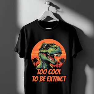 Te Koud Om Uitgestorven Te Zijn Grappige T-Rex T-shirt