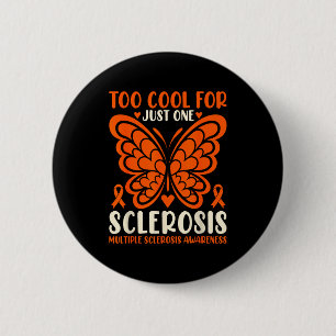 Te Koud Voor Alleen Een Multiple Sclerose Bewustzi Ronde Button 5,7 Cm