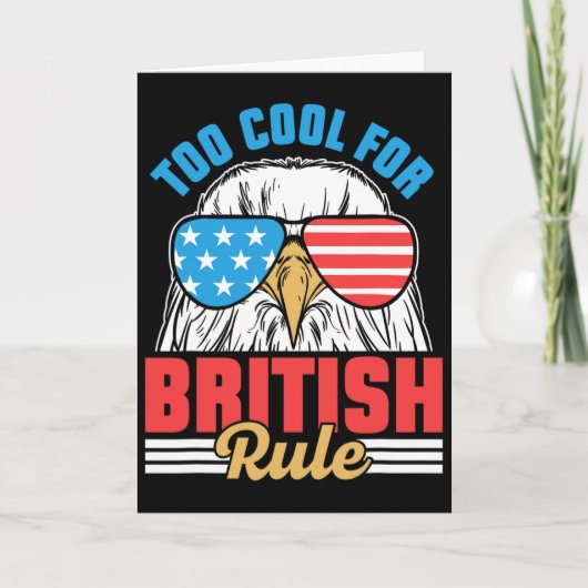 Te Koud Voor Britse Regel Onafhankelijkheid 4e Jul Kaart (Voorkant)