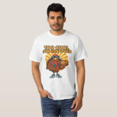 Te Koud Voor De Kalkoen Kerst Shirt (Voorkant volledig)