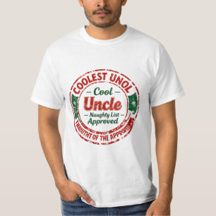 Te Koud voor de Stoute Lijst Modern Neon Kerst T-shirt