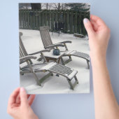 Te koud voor het strand flyer (Hand)