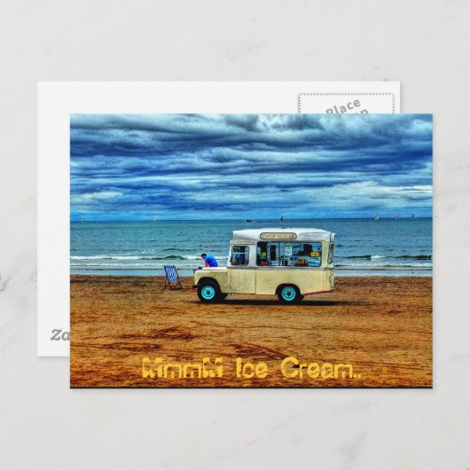 Te koud voor ijskap!? briefkaart (Voorkant / Achterkant)