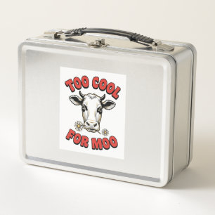 Te Koud Voor Moo Grappige Koe Vintage Shirt Ontwer