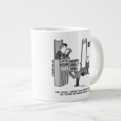 Te laat bibliotheekboek. Prioriteit voor vertraagd Grote Koffiekop (Voorkant rechts)