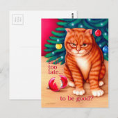 Te laat briefkaart (Voorkant / Achterkant)