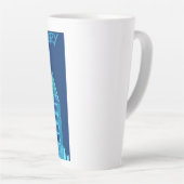 Te laat in elke grote stad latte mok (Rechterhoek)