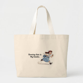 Te Laat Is Mijn Cardio Grappige ToteBag Grote Tote Bag