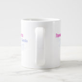Te Laat Komen Is Mijn Cardio Grote Koffiekop (Achterkant)