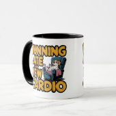 Te Laat Komen Is Mijn Nieuwe Cardio Mok (Voorkant links)