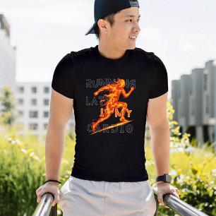 Te laat lopen is mijn cardio funny fitness cadeau t-shirt