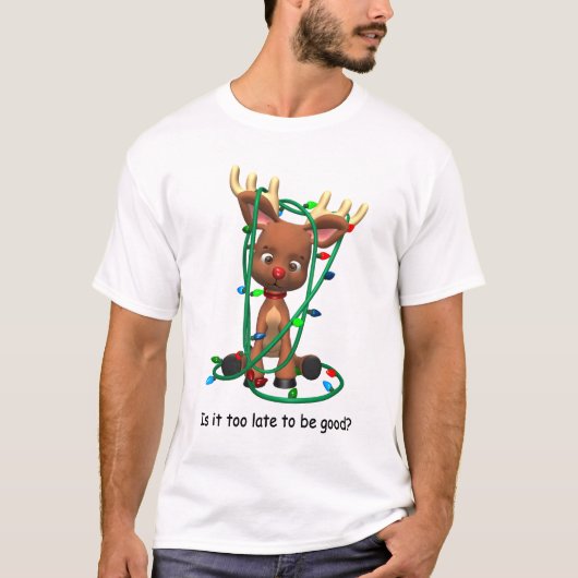Te laat om goed te zijn? T-shirt (Voorkant)