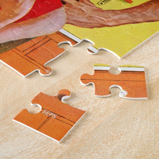 Te laat om in te halen legpuzzel (Zijkant)