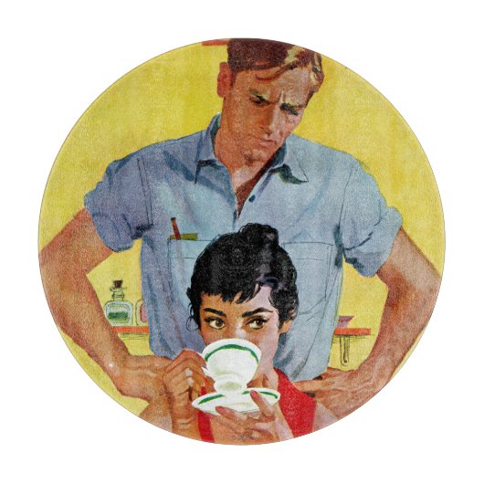 Te laat om in te halen snijplank (Voorkant)