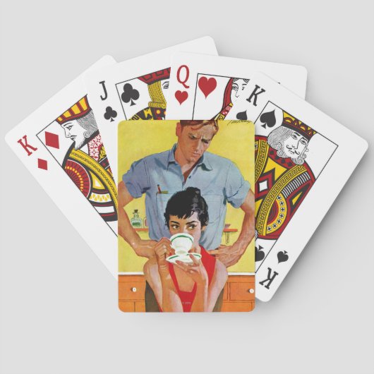 Te laat om in te halen speelkaarten (Achterkant)