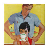 Te laat om in te halen tegeltje (Voorkant)