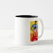 Te laat om in te halen tweekleurige koffiemok (Voorkant rechts)