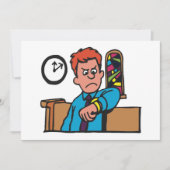 Te laat op kerkelijke uitnodigingen (Voorkant)