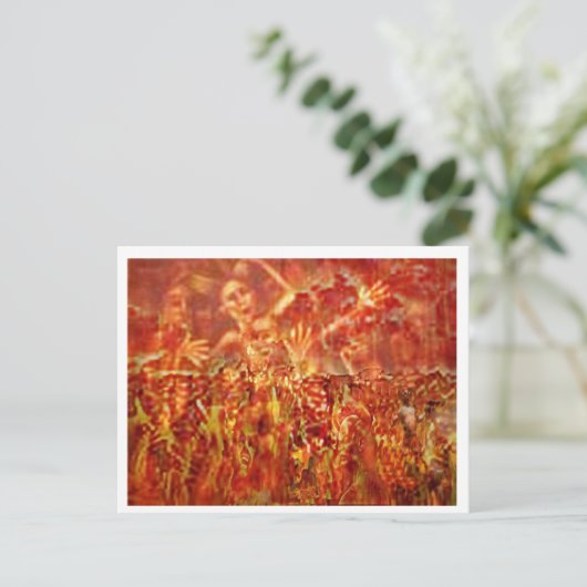 Te laat voor gebed briefkaart (Staand voorkant)