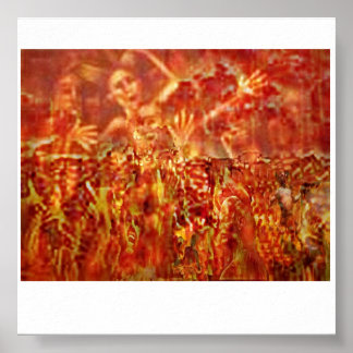 Te laat voor gebed poster