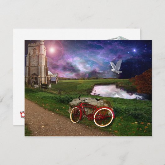 Te laat voor het avondgebed.. briefkaart (Voorkant / Achterkant)