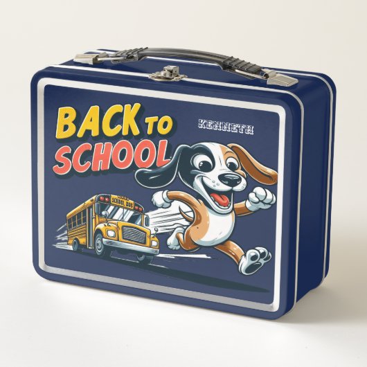 Te laat voor schoolhond Lunchbox (Voorkant)