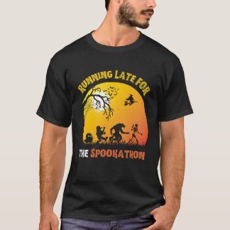 Te laat voor Spookathon Halloween Race T-shirt