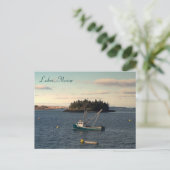 Te late middag in Lubec, Maine Briefkaart (Staand voorkant)