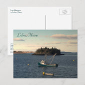 Te late middag in Lubec, Maine Briefkaart (Voorkant / Achterkant)