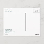 Te late middag in Lubec, Maine Briefkaart (Achterkant)