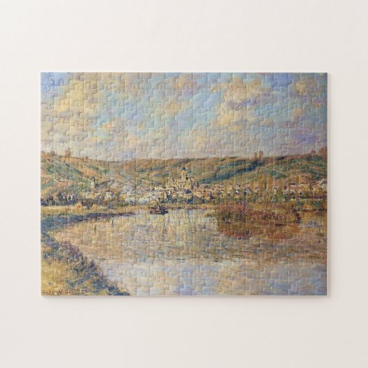Te late middag in Vetheuil Monet Fine Art Legpuzzel (Horizontaal)