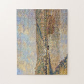 Te late middag in Vetheuil Monet Fine Art Legpuzzel (Verticaal)