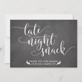 Te late nachtsnacks voor voordeur