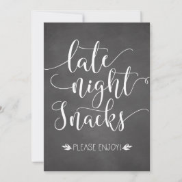 Te late nachtsnacks voor voordeur