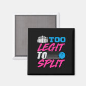 Te legitiem om te splitsen in bowling magneet (Voorkant / Achterkant)