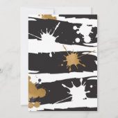 Te legitiem om te stoppen met verjaardagsuitnodigi kaart (Achterkant)